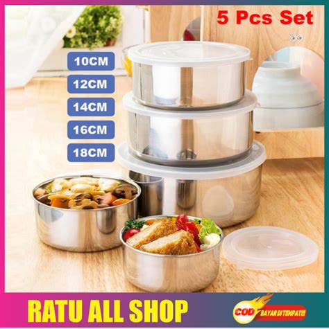 Rantang makanan Eco Lunch Box Stainless Steel Rantang 3 